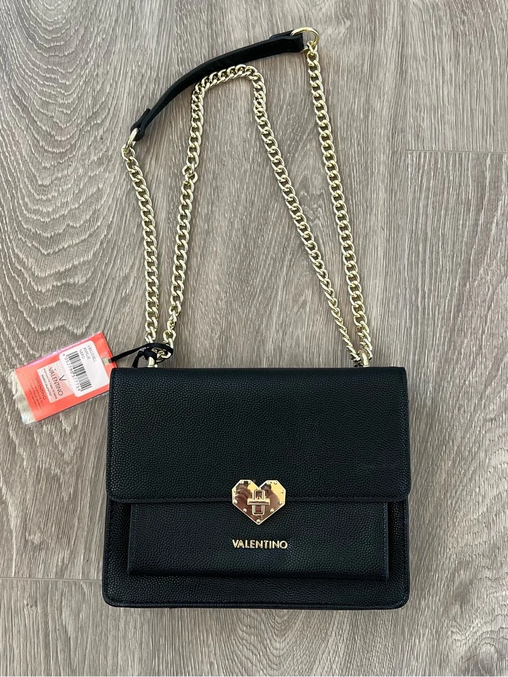 Valentino Amelie Crossbody Bag Black